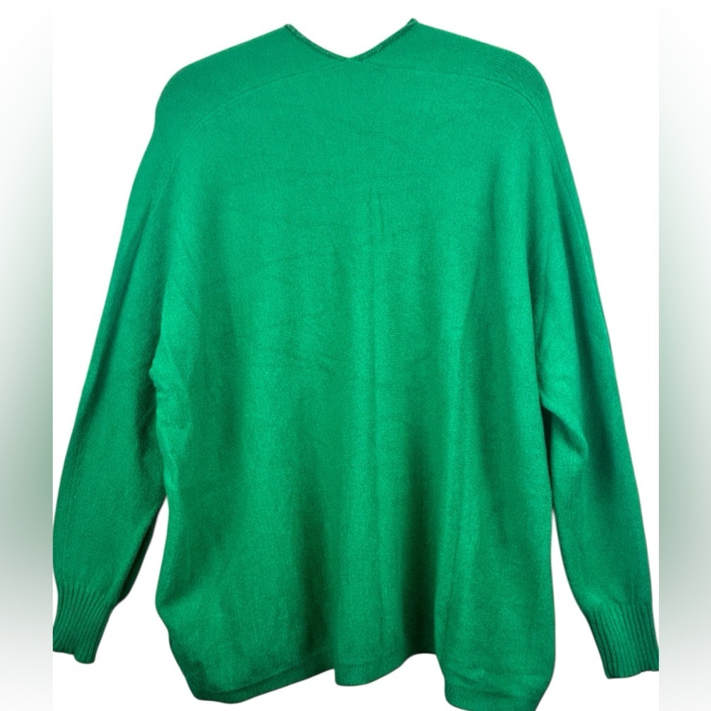 Lily Pulitzer Stevie Dolman SleeveKelly Green Metallic Women’s Sweater Size XL - Picture 4 of 12